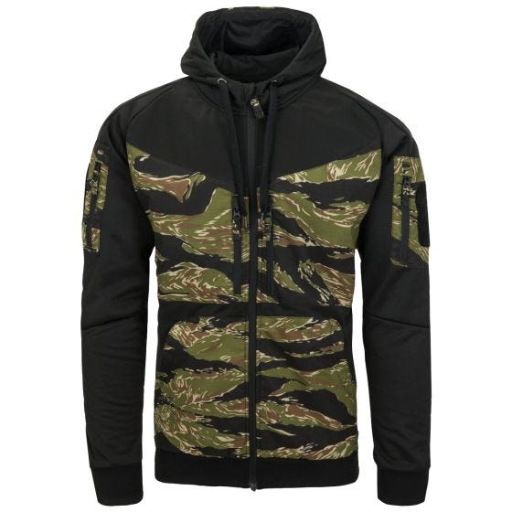 Bluza Helikon Rouge Hoodie Full Zip Czarny / Tiger Stripe