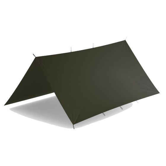 Płachta Biwakowa Helikon Supertarp Polyester Ripstop Taiga Green