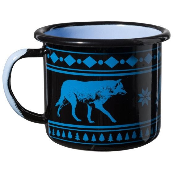Kubek emaliowany Helikon Wolf 350ml Czarny