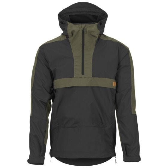 Kurtka Helikon Woodsman Anorak Czarna / Taiga Green