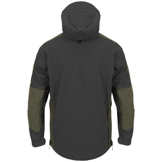 Kurtka Helikon Woodsman Anorak Czarna / Taiga Green