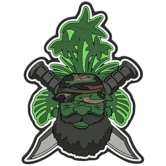 Naszywka Helikon Beardman Patrol Olive Green
