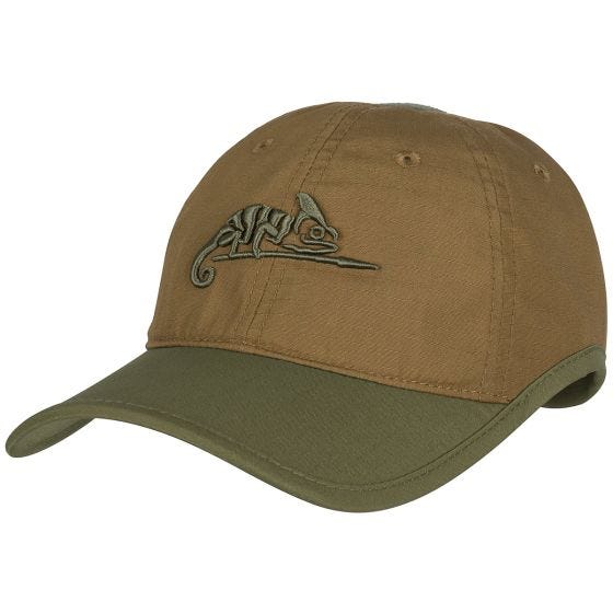 Czapka Helikon Logo Cap Polycotton Ripstop Coyote / Olive Green