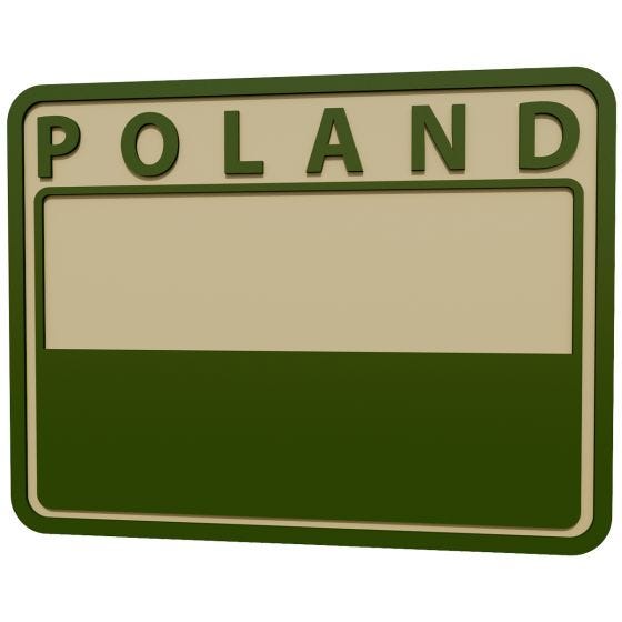 Naszywka Helikon Flaga Polski Poland 2 szt Khaki