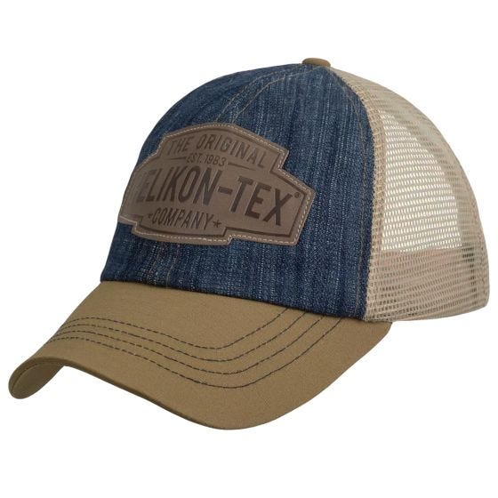 Czapka Bejsbolówka Helikon Trucker Granatowa / Beżowa