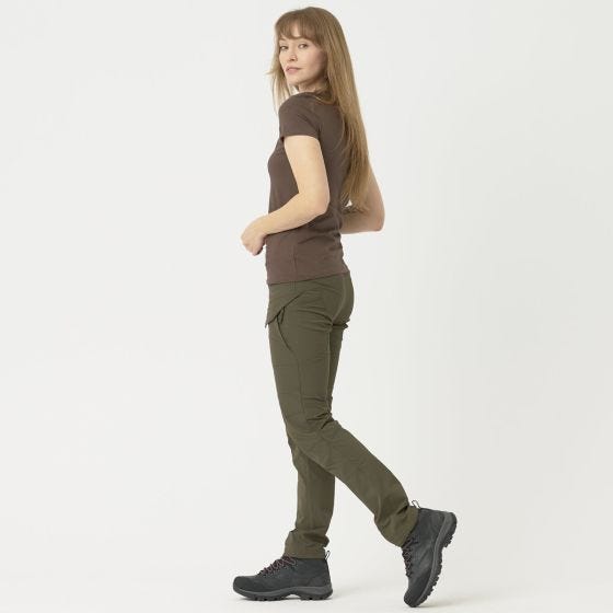Koszulka T-Shirt Damska Helikon Organic Slim Earth Brown