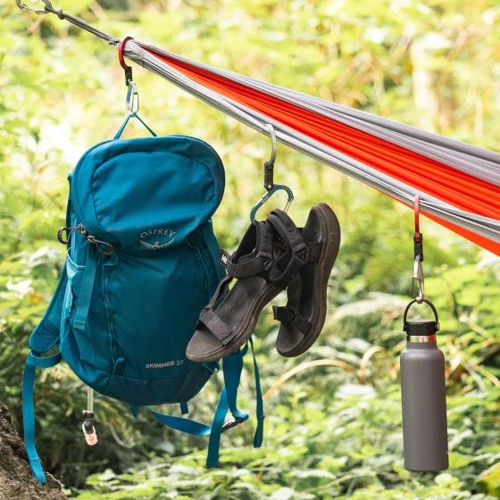 Karabińczyk Heroclip Medium Gear Clip Forest Green