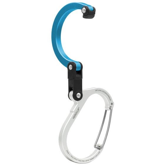 Karabińczyk Heroclip Small Gear Clip Blue Steel
