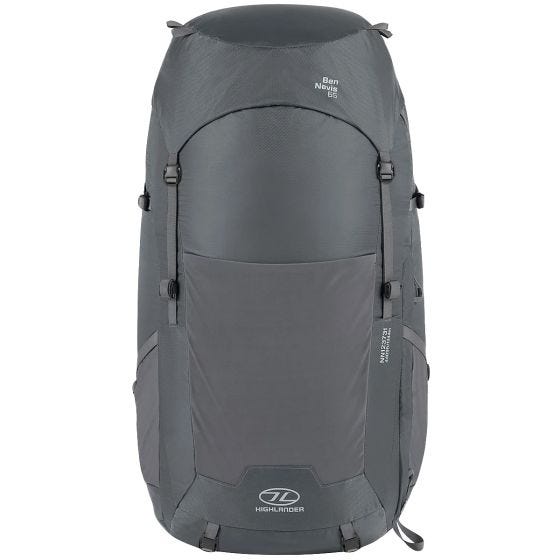 Plecak Damski Highlander Ben Nevis 65 L Szary