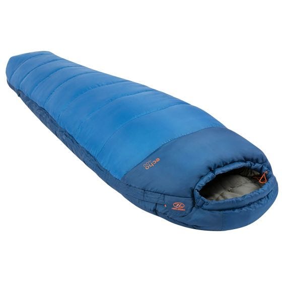 Śpiwór 'Mummy' Highlander Echo 400 Niebieski