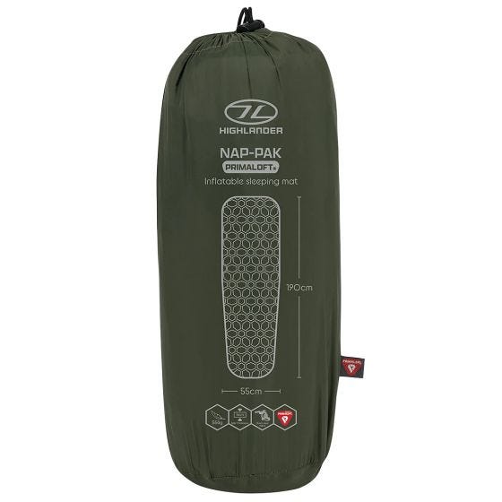 Mata do spania Highlander Nap-Pak Primaloft Oliwkowa