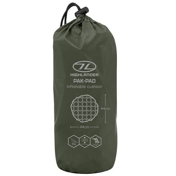 Mata Do Siedzenia Dmuchana Highlander Pak-Pad Oliwkowa