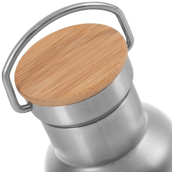Butelka Highlander 500ml Campsite Srebrna
