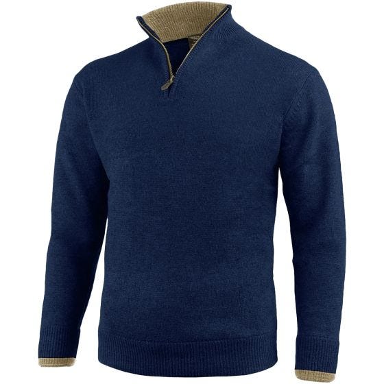 Sweter Jack Pyke Ashcombe Zip Neck Navy