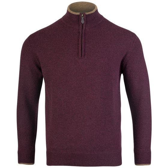 Bluza z Zamkiem Błyskawicznym Jack Pyke Ashcombe Śliwkowa