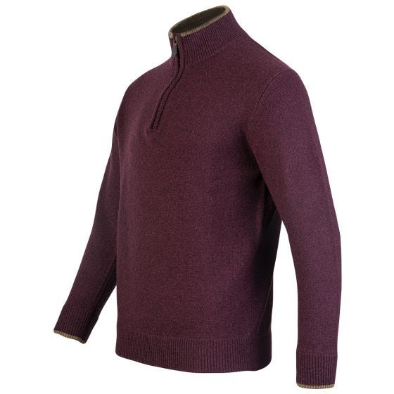 Bluza z Zamkiem Błyskawicznym Jack Pyke Ashcombe Śliwkowa