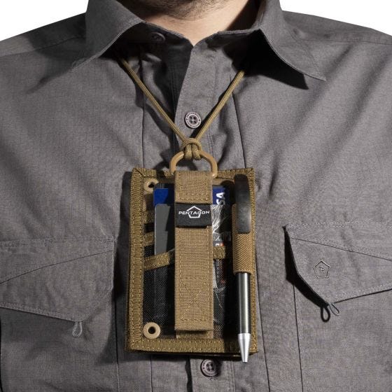 Paszportówka Pentagon ID Card Holder Coyote