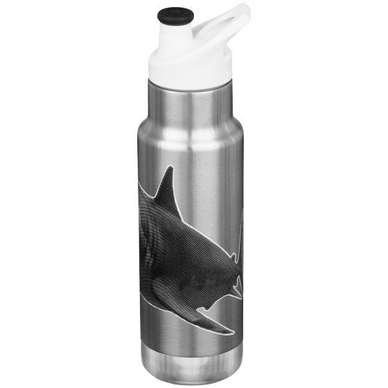 Butelka dla Dzieci Kid Kanteen 355ml Sport Cap - Mr. Shark
