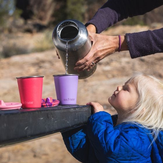 Kubek Klean Kanteen Kid's Cup 295ml w/Straw Lid Crocus Petal