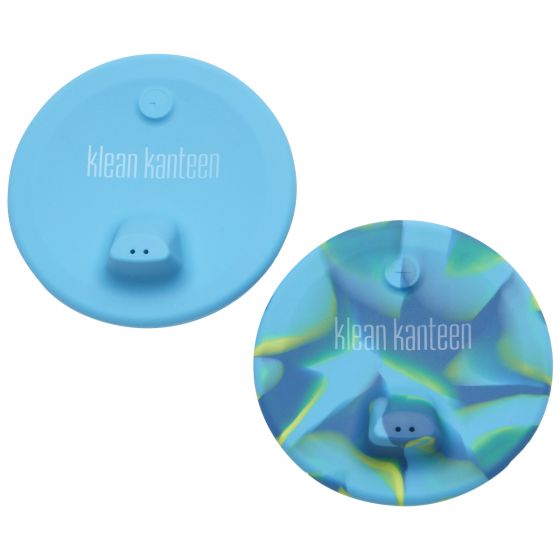 Nasadki Klean Kanteen Kid's Cup Sippy Lid 2-Pack Niebieski Tie Dye