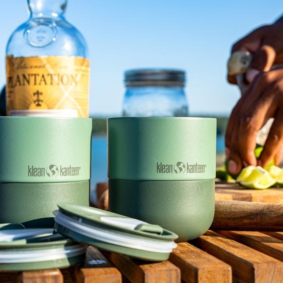 Kubek Termiczny Klean Kanteen Rise 280ml Lowball Tumbler w/Flip Lid Sea Spray