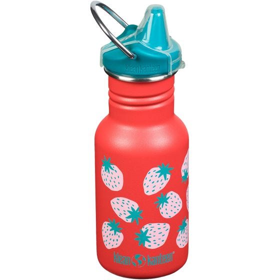 Butelka dla Dzieci Kid Kanteen 355ml Sippy Cap - Coral Strawberries