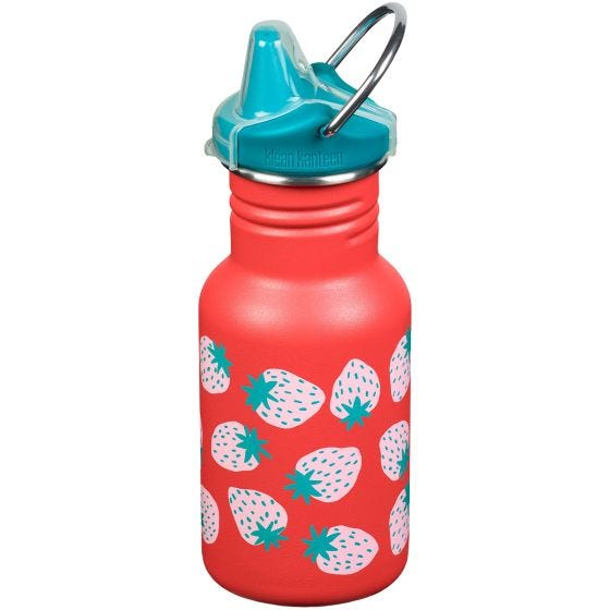 Butelka dla Dzieci Kid Kanteen 355ml Sippy Cap - Coral Strawberries