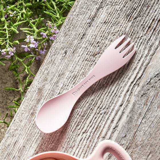 Spork Light My Fire Little Bio 2 szt. Sandy Green/Dusty Pink