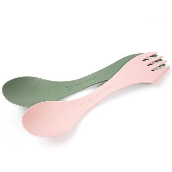 Spork Light My Fire Original Bio 2 szt. Sandy Green/Dusty Pink