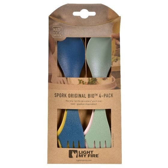Spork Original Bio Light My Fire 4 Pack Multikolor