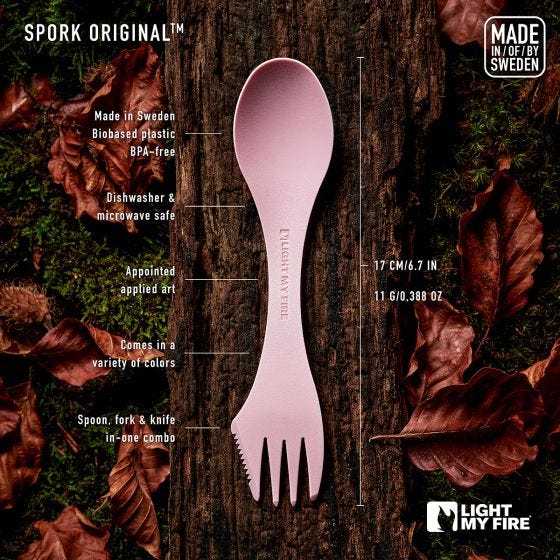 Spork Light My Fire Original Bio Cream