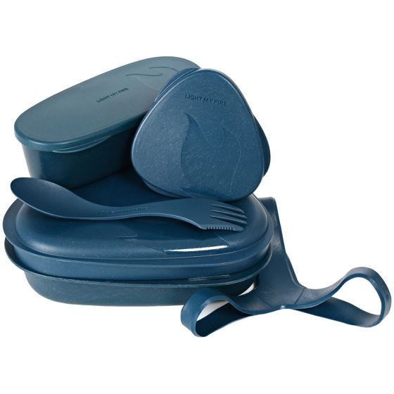 Zestaw Kempingowy Light My Fire LunchKit Bio 6pcs Hazy Blue