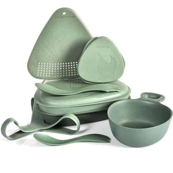 Zestaw Kempingowy Light My Fire Outdoor MealKit 8pcs Sandy Green