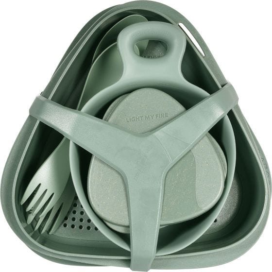 Zestaw Kempingowy Light My Fire Outdoor MealKit 8pcs Sandy Green