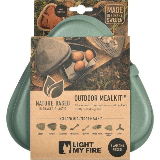 Zestaw Kempingowy Light My Fire Outdoor MealKit 8pcs Sandy Green
