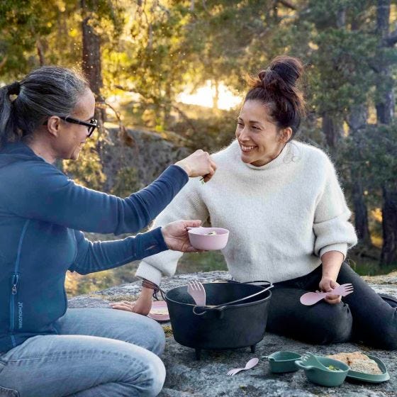 Zestaw Kempingowy Light My Fire Outdoor MealKit 8pcs Sandy Green
