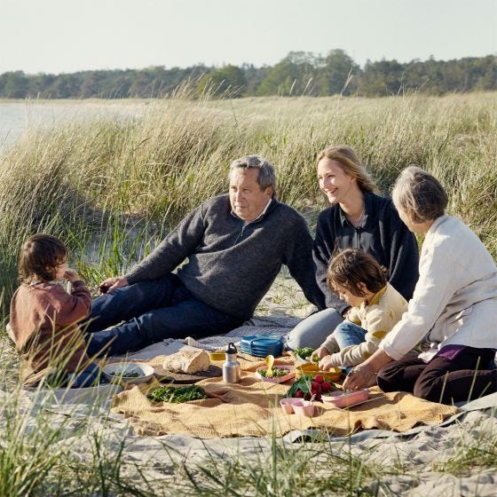 Zestaw Kempingowy Light My Fire Picnic for 4 Bio Wielokolorowy
