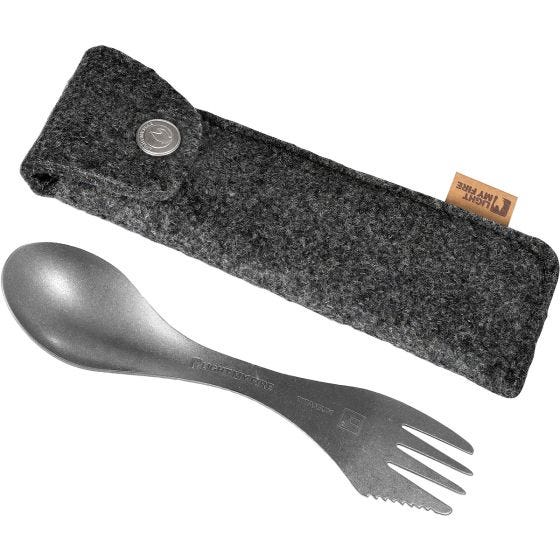 Spork Niezbędnik Light My Fire Titanium Szary