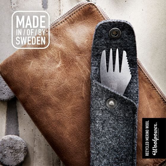 Spork Niezbędnik Light My Fire Titanium Szary