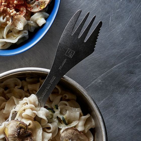 Spork Niezbędnik Light My Fire Titanium Szary