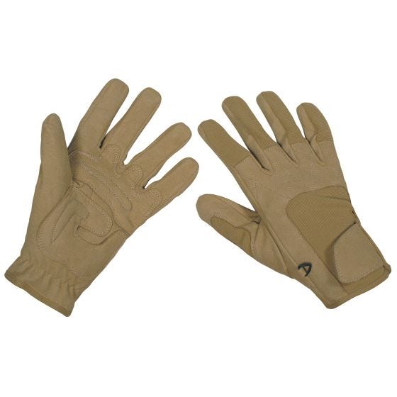 Rękawice MFH Worker Light Coyote Tan