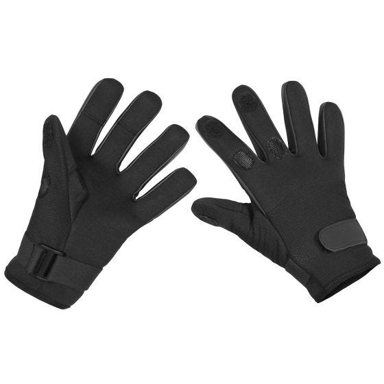 Rękawice MFH Mesh Neoprene Czarne