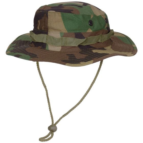 Kapelusz MFH GI Boonie Ripstop Woodland