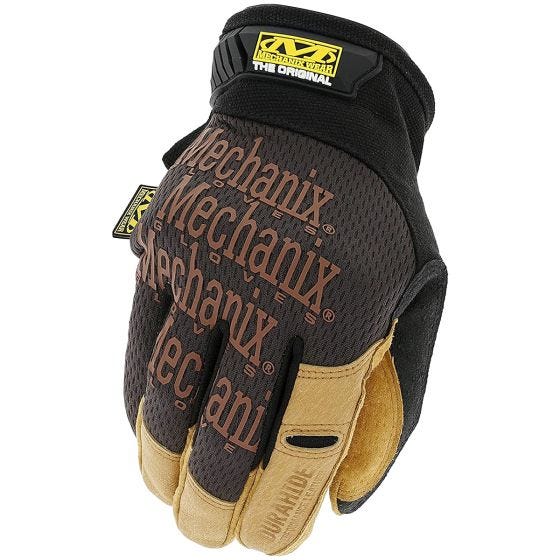Rękawice Taktyczne Mechanix Wear Original Leather Brązowe