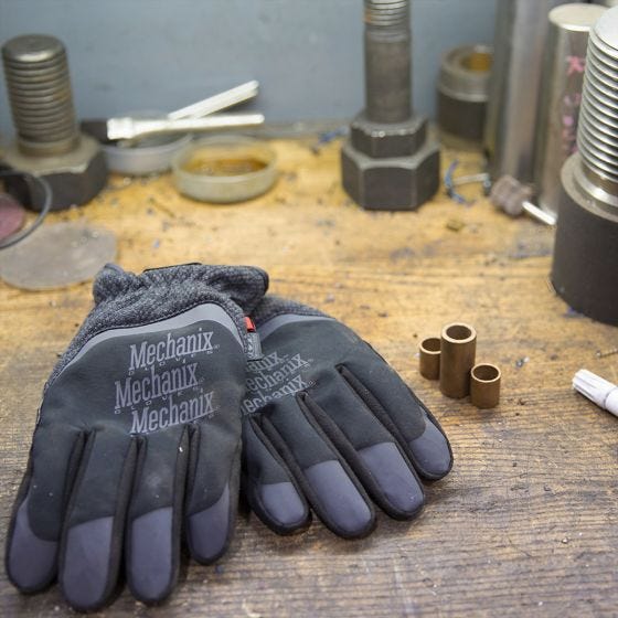 Rękawice Taktyczne Mechanix Wear Coldwork Fastfit Szaro/Czarne
