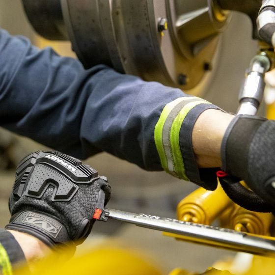 Rękawice Mechanix Wear Coldwork M-Pact Szaro/Czarne