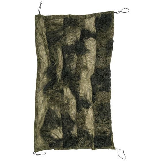 Siatka Maskująca Mil-Tec Ghillie Anti-Fire Basic 140x100cm Woodland