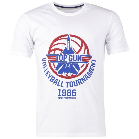 Koszulka T-shirt Mil-Tec Top Gun Biała