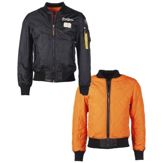 Kurtka Lotnicza Mil-Tec Top Gun Tomcat Czarna