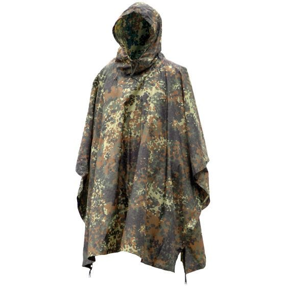 Poncho Przeciwdeszczowe Mil-Tec Ripstop Flecktarn